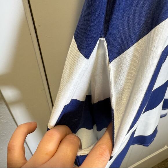 beachlunchlounge Blue and White Dress size XL - Picture 4 of 5